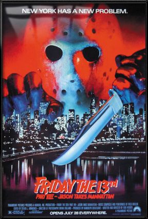 FRIDAY THE 13TH   PART 6 / VIII   FRAMED MOVIE POSTER  