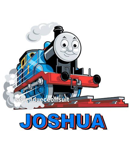 CUSTOM PERSONALIZED THOMAS THE TRAIN TANK ENGINE SHIRT  