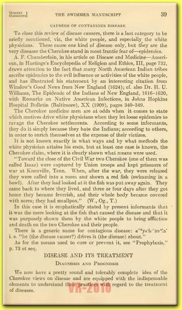 1932 CHEROKEE SACRED FORMULAS & MEDICINE PRESCRIPTIONS  