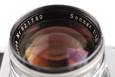 Contax IIIa Camera Zeiss Coated Option Sonnar 50mm 1.5 Lens / Nice Kit 