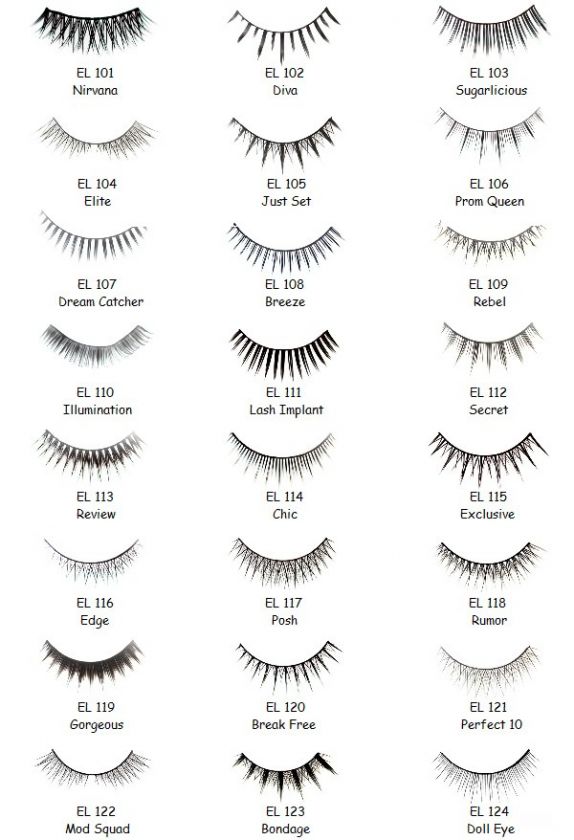 NYX Fabulous EyeLashes Pick Your 1 from 101 112  