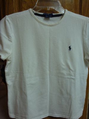 RALPH LAUREN Polo Sport S/S Shirt Womens WHITE Medium  