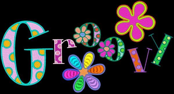 GROOVY    113 MACHINE FONT EMBROIDERY DESIGNS (AzEB)  