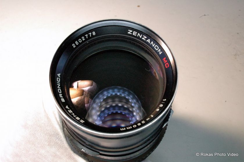 Bronica 250mm f5.6 Lens Zenzanon MC 645 ETR si Zenza 725211222170 