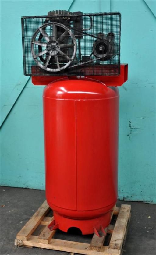 PORTER CABLE 7 HP VERTICAL AIR COMPRESSOR, SINGLE PHASE  