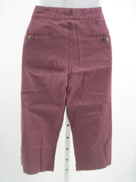 THEORY Purple Cropped Pants Capris Slacks Size 4  