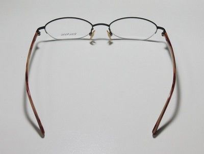 NEW VERA WANG V138 48 17 135 HALF RIM BLACK/HAVANA EYEGLASS/GLASSES 