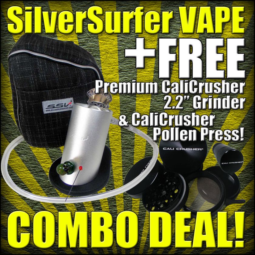   ™ Vaporizer Spherical+ Cali Crusher &Pollen Press (V 13a+CC 6B+CCP