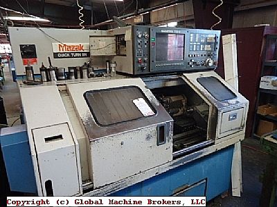 Mazak Quick Turn QT8N CNC Collet Turret Lathe  