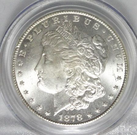 1878CC MORGAN SILVER DOLLAR PCGS MS65  