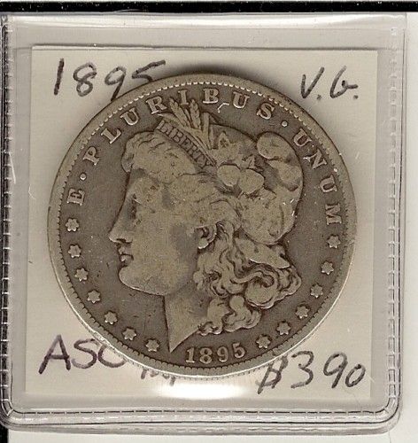 Identified as 1895, Morgan Dollar in category