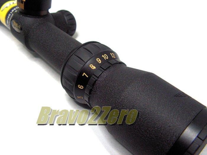 BSA Sweet 17 3 12x40 Duplex Crosshair AO Rifle Scope