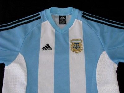   MODERN VINTAGE ADIDAS ARGENTINA 2002 WORLD CUP YEAR SOCCER JERSEY