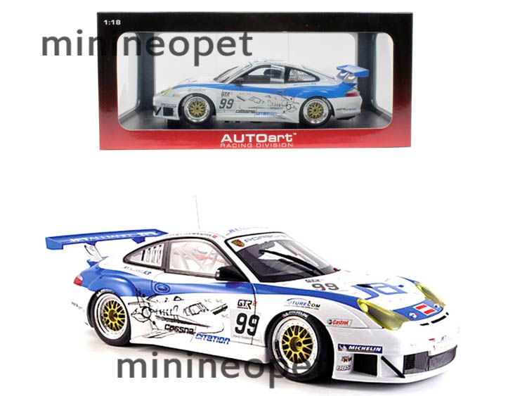 AUTOart 80672 PORSCHE 911 996 GT3 RSR FIA GT MUGELLO 2006 #99 1/18 