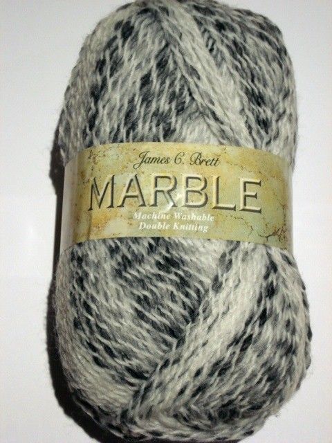 JAMES C BRETT MARBLE DK MACHINE WASHABLE WOOL YARN   100g BALL  