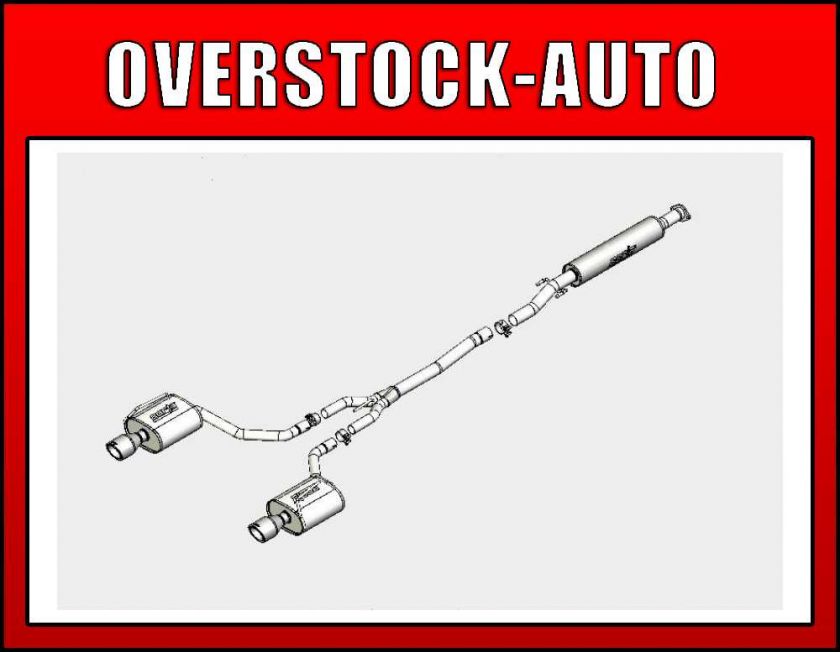 Borla 140386 Catback Exhaust 2009 2011 NISSAN MAXIMA  