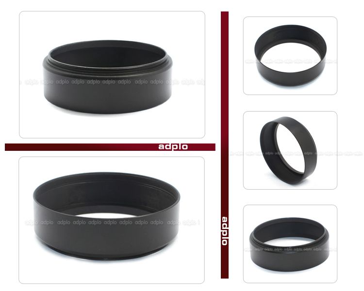 52mm Metal Standard Screw Mount Lens Hood  