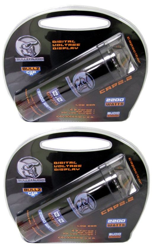 BULLZ AUDIO BCAP 2.2 Farad Car Digital Power Capacitor 000000000000 