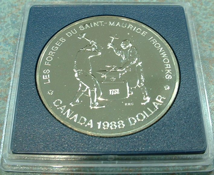   this 1988 silver commemorating the 250th anniversary of canada s first