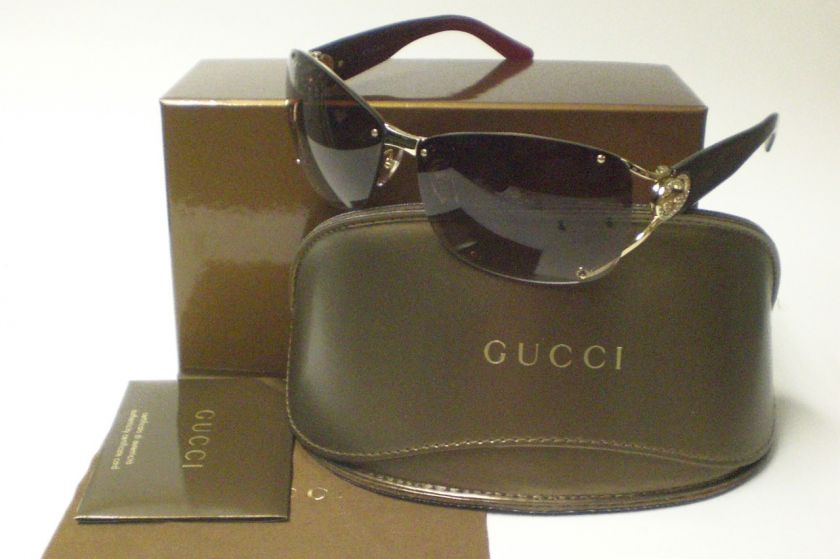 GUCCI GG 2820 GG2820 GOLD J5G SUNGLASSES 2820/S AUTH  