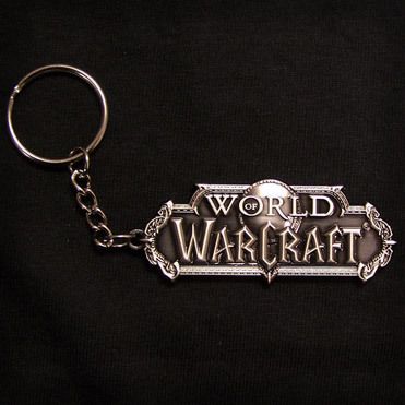 WOW World of Warcraft Logo Keychain  