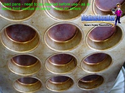 Used Commercial Chicago Metallic 303D Muffin Pans Baker  