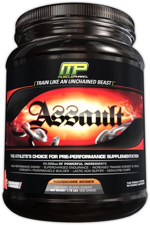   Assault Pre Workout 40 Servings 1.76 lbs NEW All Flavors Available