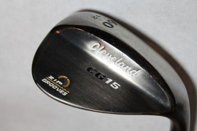   CG15 Black Pearl 56* & 60* Zip Grooves Wedges Cleveland Steel #3106 07