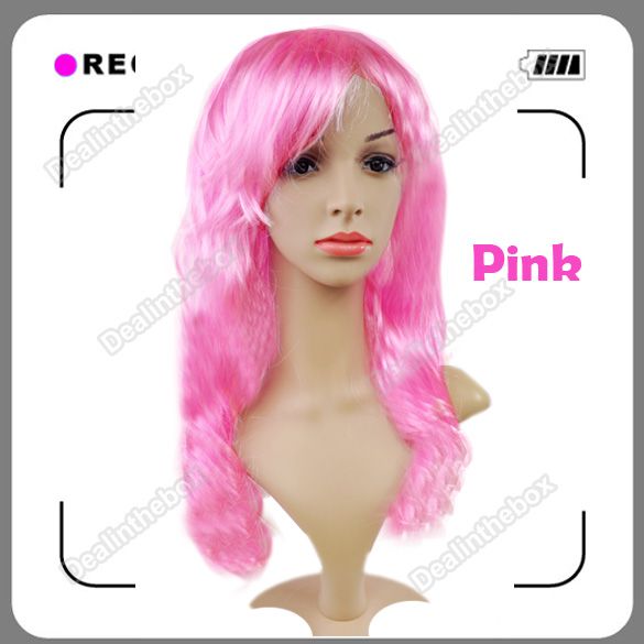 Wonderful Long Wavy Curly Cosplay Party Fancy Dress Fake Hair Wig/Wigs 