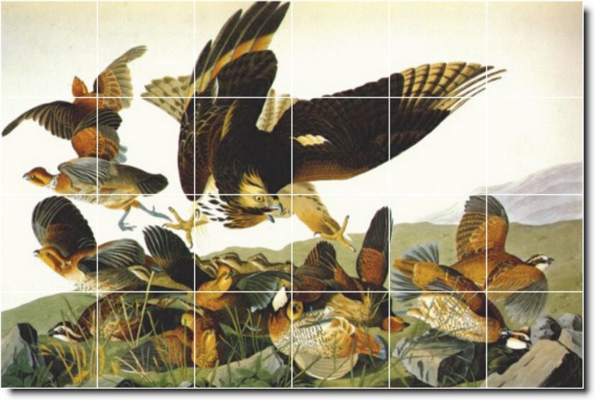 Top 20 Famous Bird Paintings Ceramic Tile Murals  