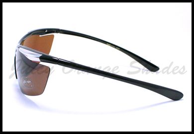 ALL SPORTS/OUTDOOR Wrap around Mens Sunglasses BLACK  