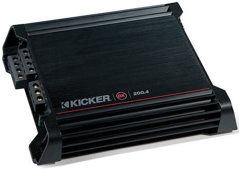 KICKER 2010 DX200.4 R 4CH AMP CAR AUDIO 200W AMPLIFIER  