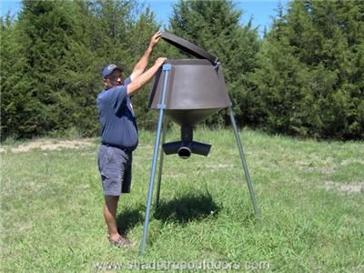 deer feeder 350lb protein turkey whitetail hog camp  