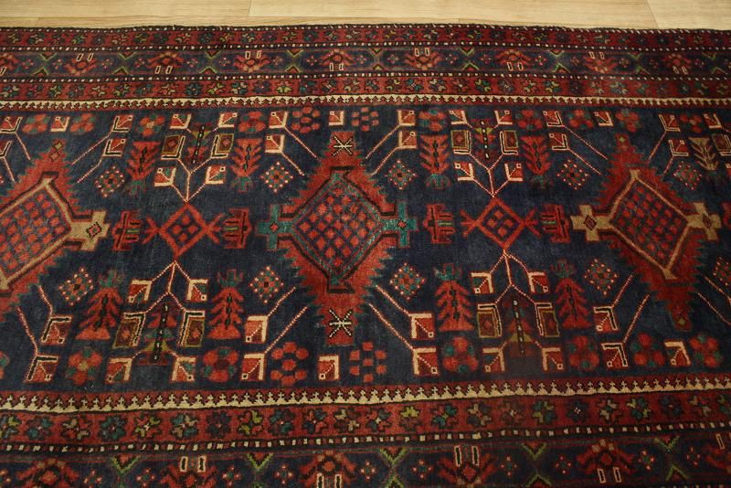 Semi Antique Tribal Wool Goravan Runner Persian Oriental Area Rug 