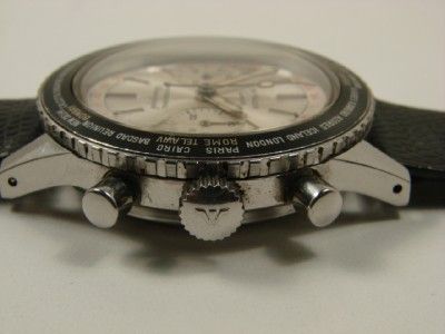 WITTNAUER PROFESSIONAL CHRONOGRAPH WATCH. 24HR DIAL.  