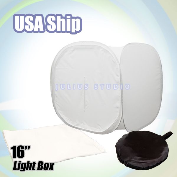 16 Deluxe Photo Light Tent Cube Soft Box 40cm New 847263024059  