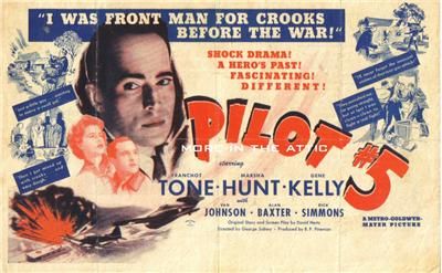 FRANCHOT TONE GENE KELLY MARSHA HUNT ORIG PILOT #5 HRLD  