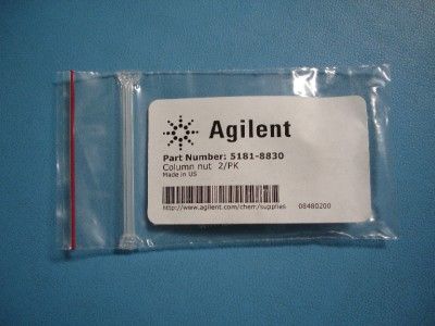 Agilent Column Nut 2/PK 5181 8830 NEW (O79)  