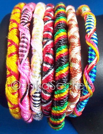 WHOLESALE LOT 320 FRIENDSHIP BRACELETS HANDMADE PERU  