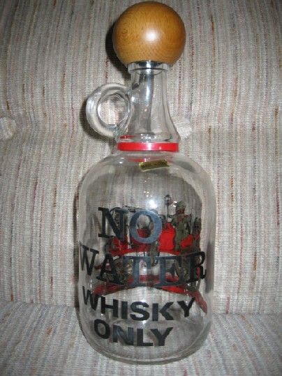 No Water, Just Whiskey Jug  