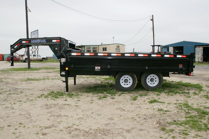 New 14 x 96 Gooseneck Hydraulic Dump Trailer with 7K Axles  