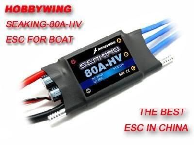 Hobbywing Seaking 80A HV Brushless ESC for Boat V2.0 R  