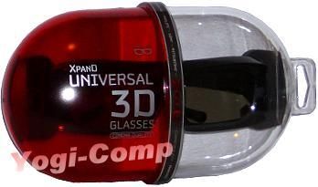 XpanD Universal X103 3D Shutter TV Glasses Black NEW  