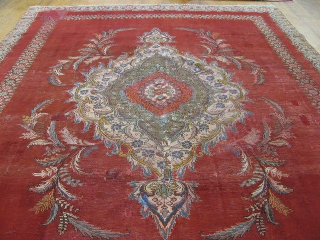 SALE 9 4 x 12 5 Tabriz Persian Area Rug Carpet FREE S&H  