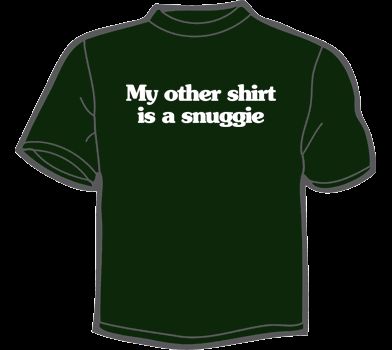 MY OTHER SHIRT IS A SNUGGIE T Shirt MENS funny blanket  