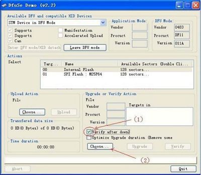 shut down and reactivate power to use new firmware