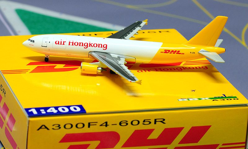 Blue Box 1/400 AIR HONGKONG A300 600F CARGO DHL RARE  