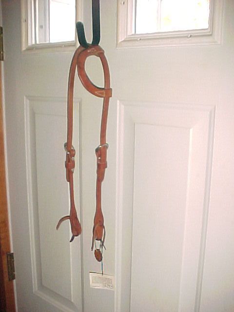 Alamo Saddlery One Ear Headstall, Harness Leather  