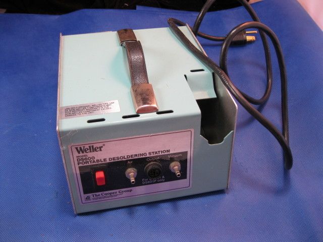 WELLER #DS600 PORTABLE DESOLDERING STATION  