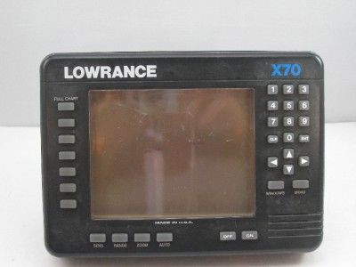 LOWRANCE X70A FISHFINDER FISH FINDER WOW  